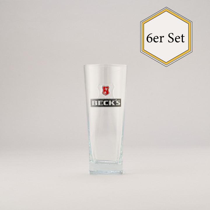 Beck's Henry Glas 0,4 - 6er Set