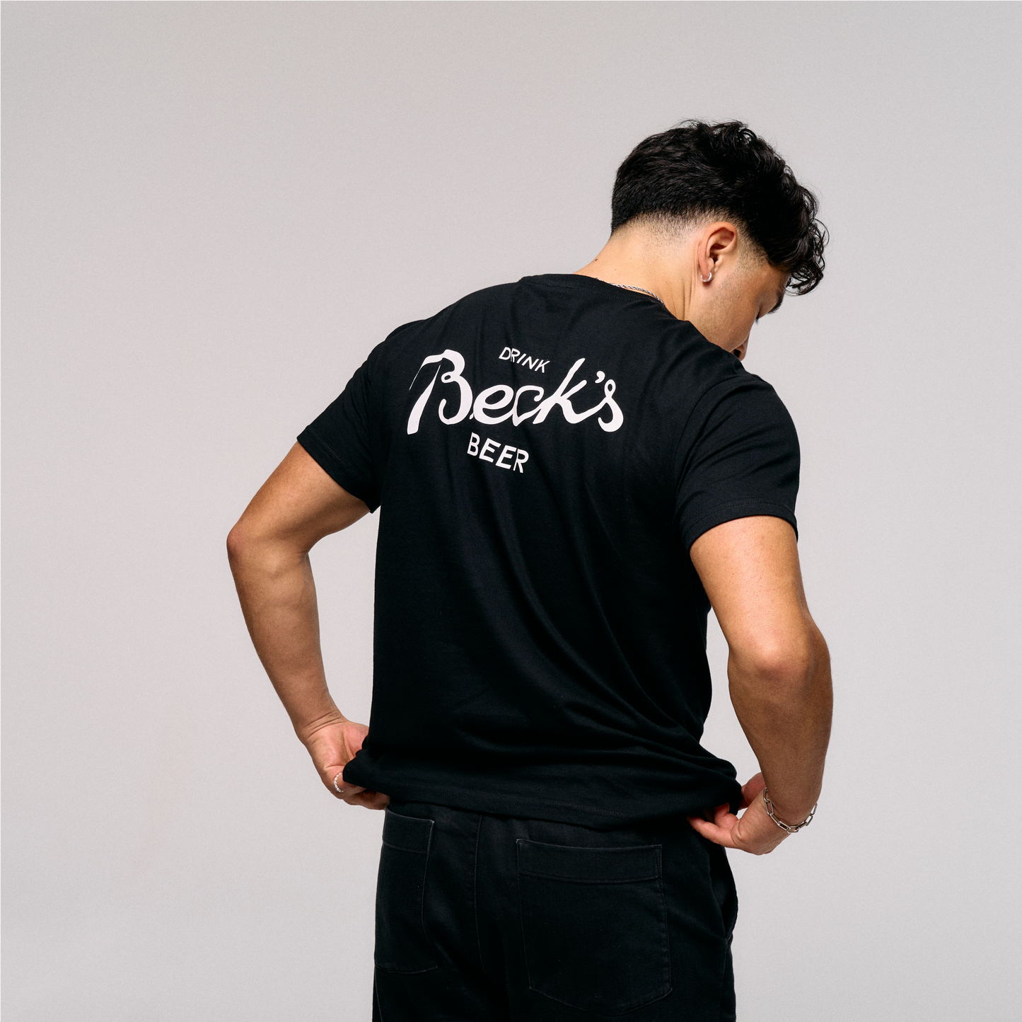 Beck's T-Shirt "Drink Beck's Bier" - Schwarz