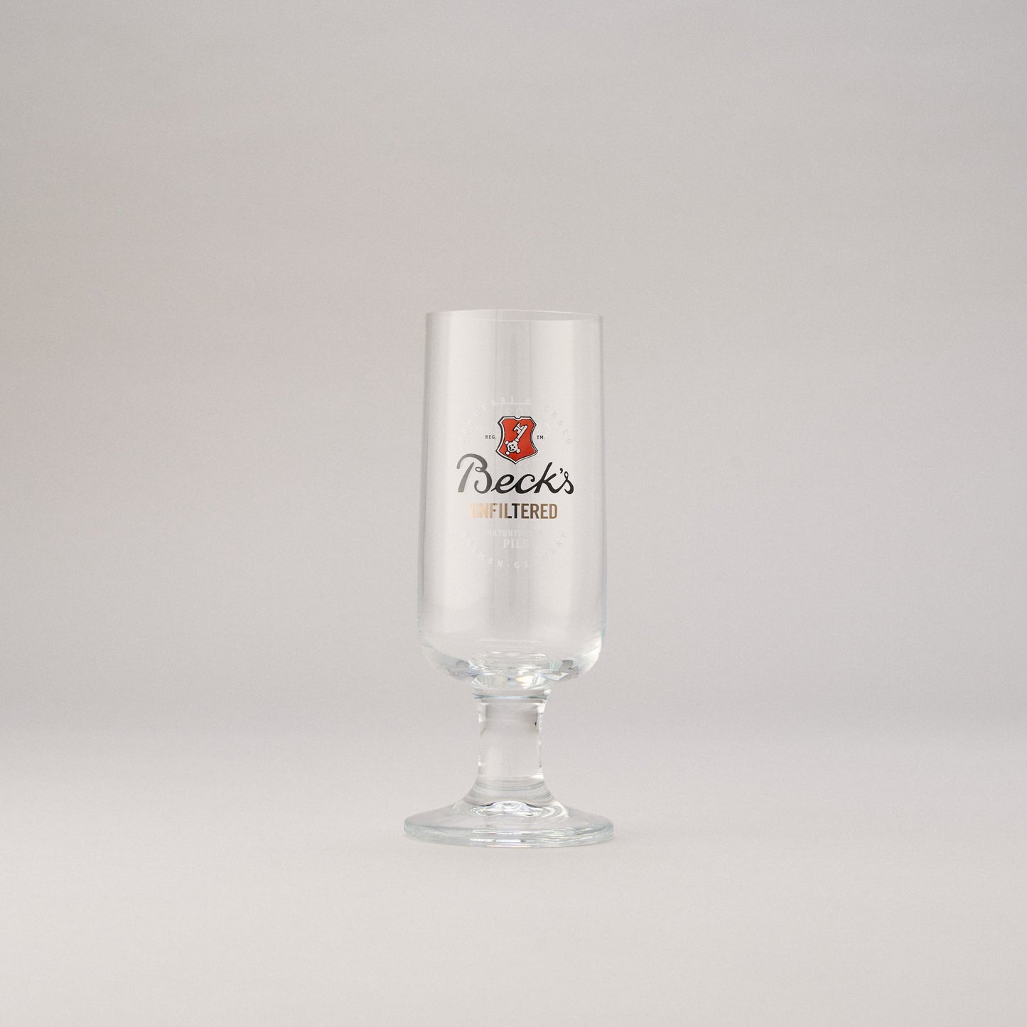 Beck's Unfiltered Glas