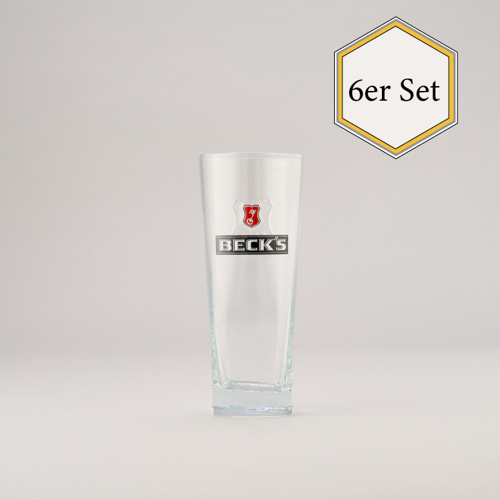Beck's Henry Glas 0,3 - 6er Set