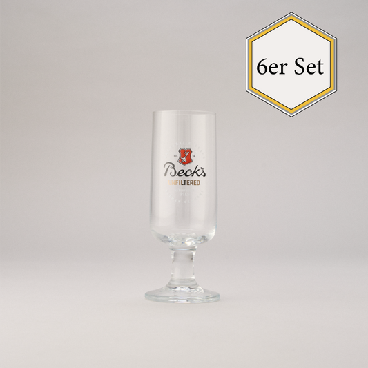 Beck's Unfiltered Glas - 6er Set