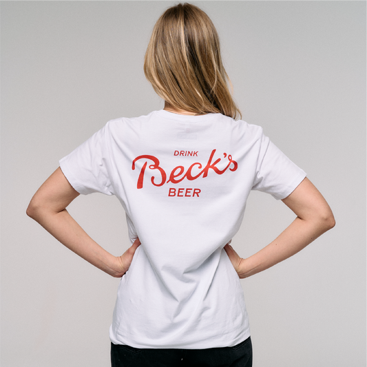 Beck's T-Shirt "Drink Beck's Bier" - Weiß