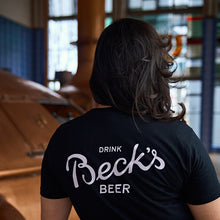 Laden Sie das Bild in den Galerie-Viewer, Beck&#39;s T-Shirt &quot;Drink Beck&#39;s Bier&quot; - Schwarz