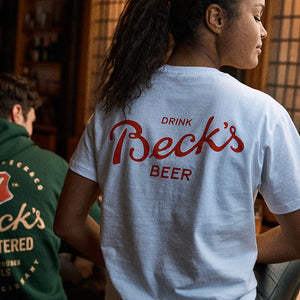 Beck's T-Shirt "Drink Beck's Bier" - Weiß