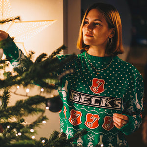 Beck's Weihnachtspullover